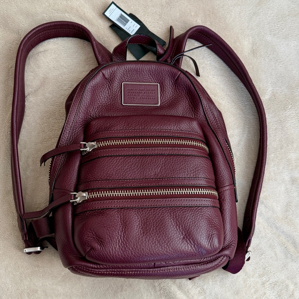 Marc By Marc Jacobs Burgundy Backpack